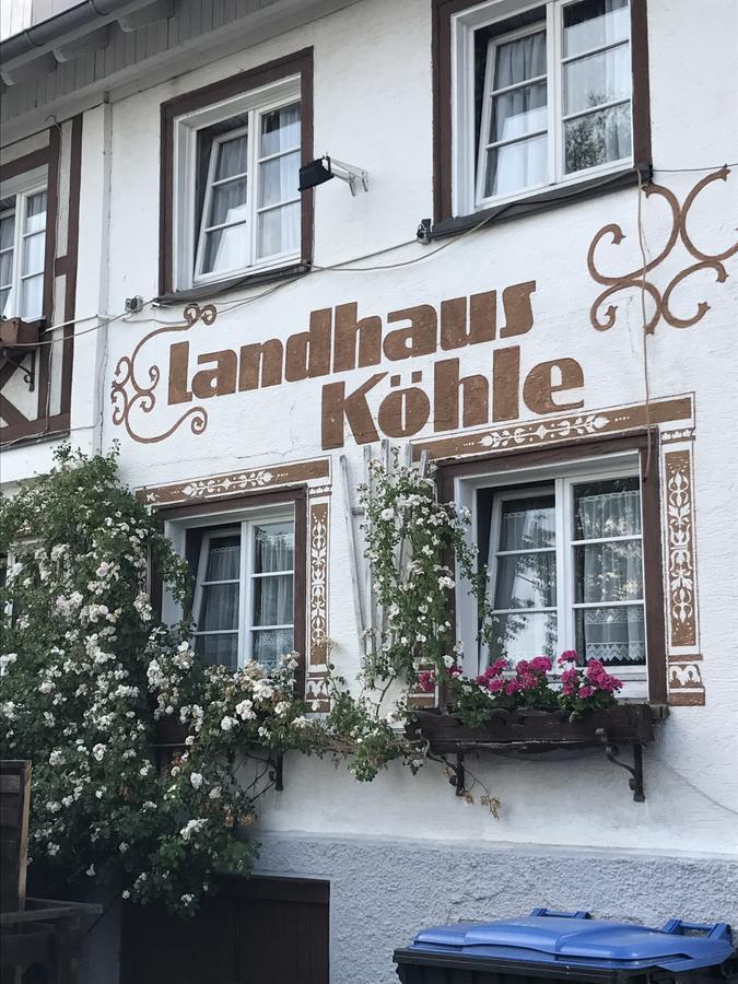 Hotel Restaurant Landhaus Koehle Нойкирх Экстерьер фото